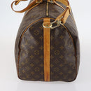 LOUIS VUITTON Monogram Keepall Bandouliere 55 Boston Bag M41414 LV Auth 136784-3