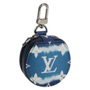 LOUIS VUITTON Monogram Escal Earphone Accessory Case Blue GI0491 LV Auth 136795M-1