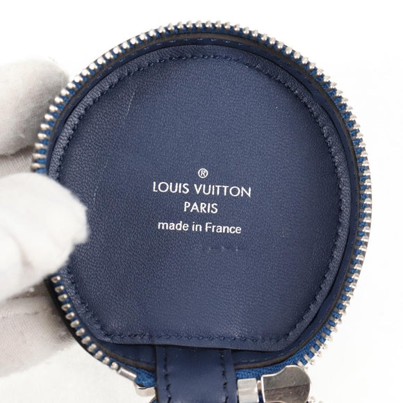 LOUIS VUITTON Monogram Escal Earphone Accessory Case Blue GI0491 LV Auth 136795M