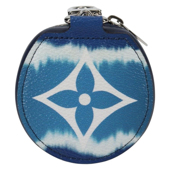 LOUIS VUITTON Monogram Escal Earphone Accessory Case Blue GI0491 LV Auth 136795M