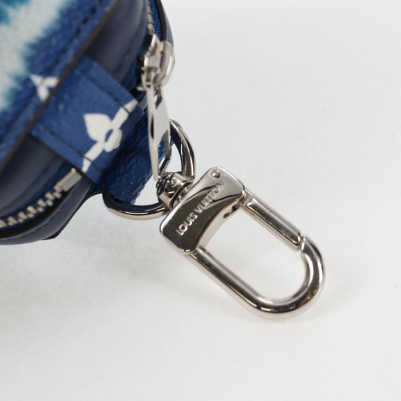 LOUIS VUITTON Monogram Escal Earphone Accessory Case Blue GI0491 LV Auth 136795M