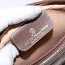 GUCCI GG Supreme Web Sherry Line Bag PVC Beige Gold 116 02 089 Auth 136796-19