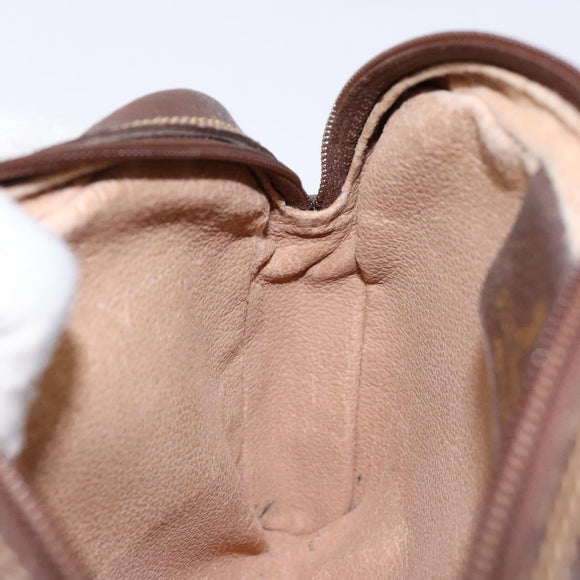 GUCCI GG Supreme Web Sherry Line Bag PVC Beige Gold 116 02 089 Auth 136796