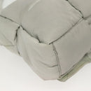 BOTTEGA VENETA MAXI INTRECCIATO Padded Tech Cassette Bag Nylon Gray Auth 136799-13