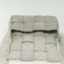 BOTTEGA VENETA MAXI INTRECCIATO Padded Tech Cassette Bag Nylon Gray Auth 136799-15