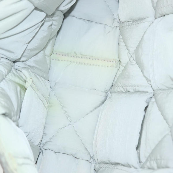 BOTTEGA VENETA MAXI INTRECCIATO Padded Tech Cassette Bag Nylon Gray Auth 136799