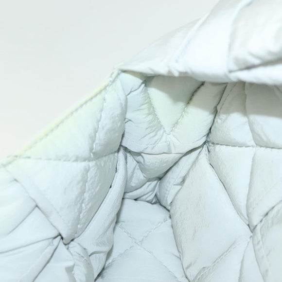 BOTTEGA VENETA MAXI INTRECCIATO Padded Tech Cassette Bag Nylon Gray Auth 136799