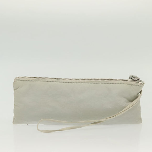 BOTTEGA VENETA MAXI INTRECCIATO Padded Tech Cassette Bag Nylon Gray Auth 136799