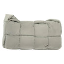 BOTTEGA VENETA MAXI INTRECCIATO Padded Tech Cassette Bag Nylon Gray Auth 136799-3