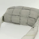 BOTTEGA VENETA MAXI INTRECCIATO Padded Tech Cassette Bag Nylon Gray Auth 136799-6