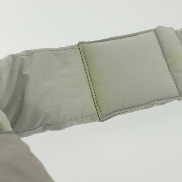 BOTTEGA VENETA MAXI INTRECCIATO Padded Tech Cassette Bag Nylon Gray Auth 136799