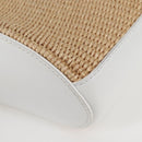 MARNI Hand Bag Raffia 2way White Auth 136802M-18