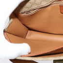 CELINE Macadam Canvas Shoulder Bag PVC Beige Gold Auth 136803-21