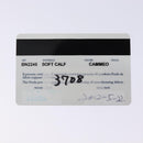 PRADA Shoulder Bag Leather Blue Gold Auth 136806-26