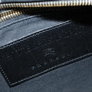 BURBERRY Nova Check Shoulder Bag Canvas Beige Gold Auth 136809-18