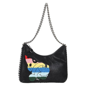 Stella MacCartney Chain Fabera Bag Suede Disney Collaboration Black Auth 136810M