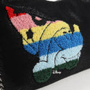 Stella MacCartney Chain Fabera Bag Suede Disney Collaboration Black Auth 136810M-14