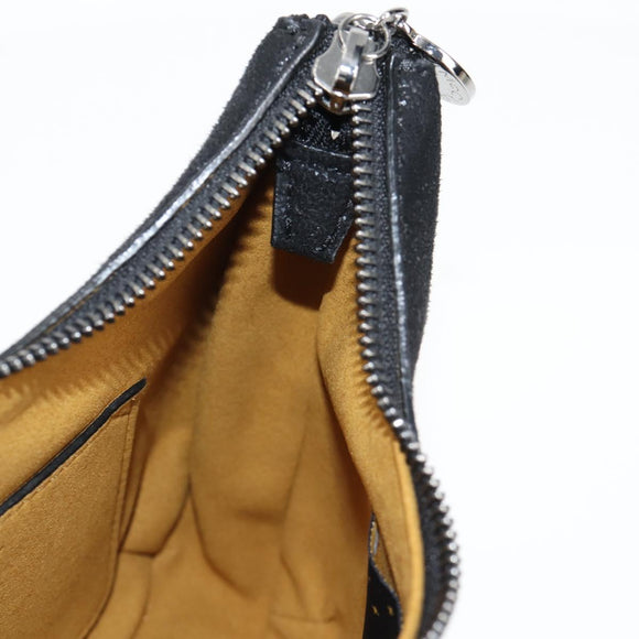 Stella MacCartney Chain Fabera Bag Suede Disney Collaboration Black Auth 136810M