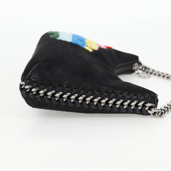 Stella MacCartney Chain Fabera Bag Suede Disney Collaboration Black Auth 136810M