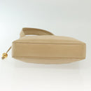 CHANEL Matelasse Chain Shoulder Bag Lamb Skin Beige Gold CC Auth 136815-6