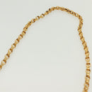 CHANEL Chain Shoulder Bag Lamb Skin Beige Gold CC Auth 136820-14