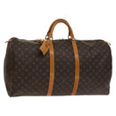 LOUIS VUITTON Monogram Keepall 60 Boston Bag M41422 LV Auth 136833-1