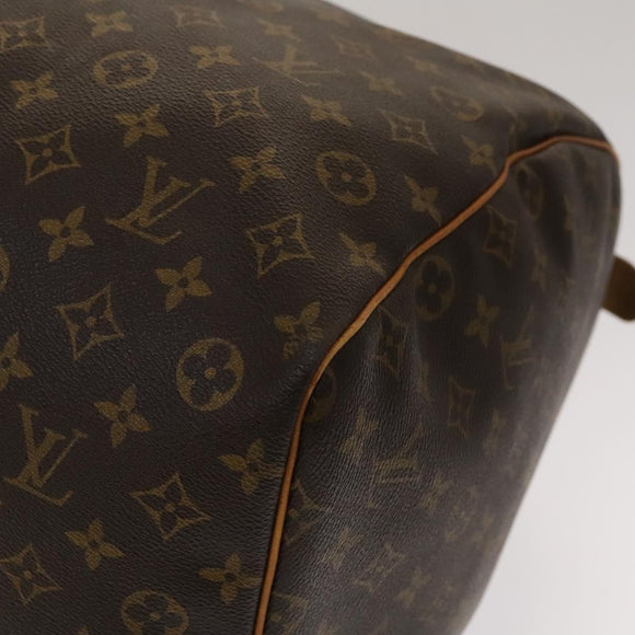 LOUIS VUITTON Monogram Keepall 60 Boston Bag M41422 LV Auth 136833