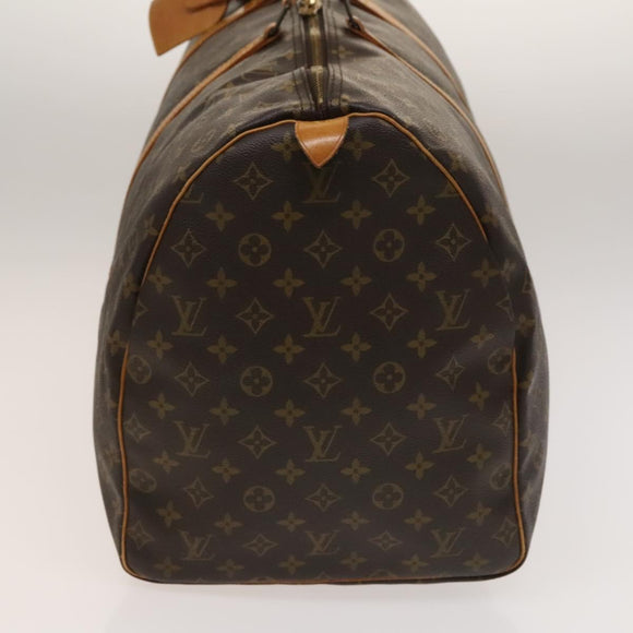 LOUIS VUITTON Monogram Keepall 60 Boston Bag M41422 LV Auth 136833