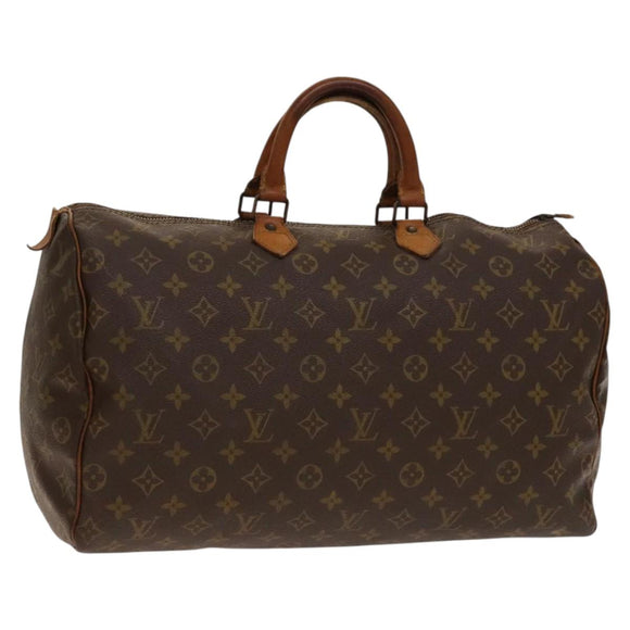 LOUIS VUITTON Monogram Speedy 40 Hand Bag M41522 LV Auth 136841