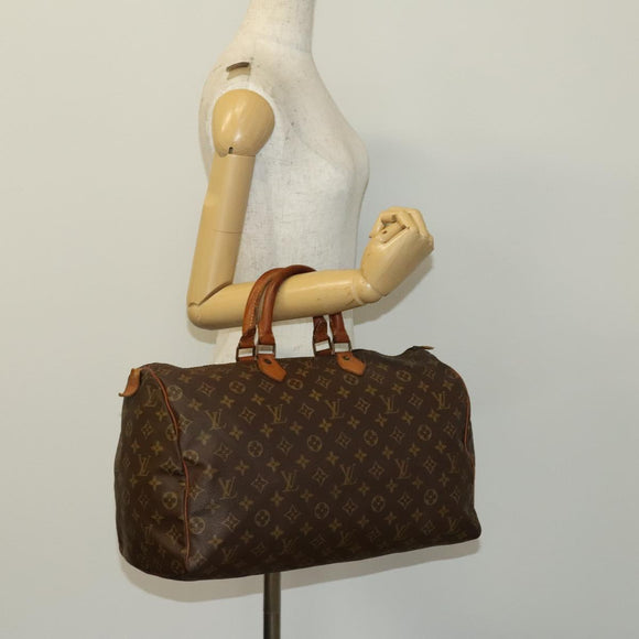LOUIS VUITTON Monogram Speedy 40 Hand Bag M41522 LV Auth 136841