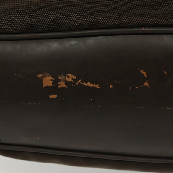 GUCCI Bamboo Shoulder Bag Nylon Green Silver 001 1998 1577 Auth 136842