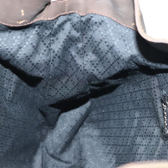 GUCCI Bamboo Shoulder Bag Nylon Green Silver 001 1998 1577 Auth 136842