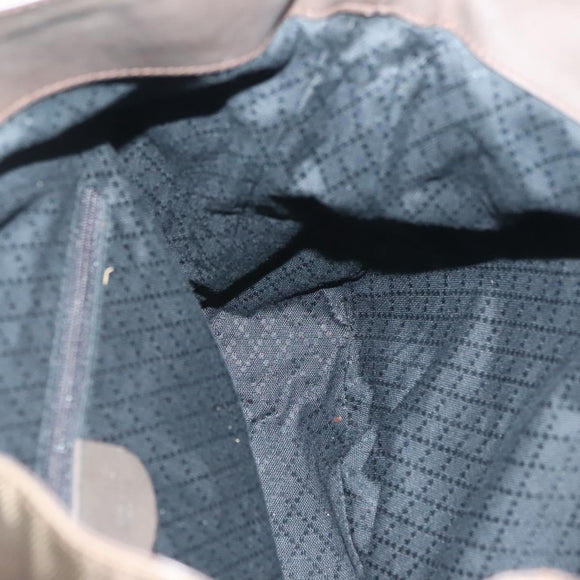 GUCCI Bamboo Shoulder Bag Nylon Green Silver 001 1998 1577 Auth 136842