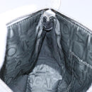 Salvatore Ferragamo Gancini Shoulder Bag Leather Silver Auth 136843-21