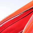 LOUIS VUITTON Monogram Vernis Houston Hand Bag Red M91092 LV Auth 136846-10