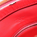 LOUIS VUITTON Monogram Vernis Houston Hand Bag Red M91092 LV Auth 136846-19