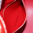 LOUIS VUITTON Monogram Vernis Houston Hand Bag Red M91092 LV Auth 136846-22