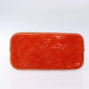 LOUIS VUITTON Monogram Vernis Houston Hand Bag Red M91092 LV Auth 136846-5