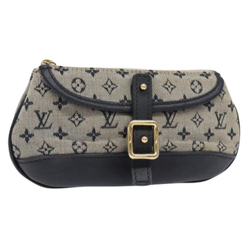 LOUIS VUITTON Monogram Mini Anne Sophie Pouch Blue M92696 LV Auth 136847