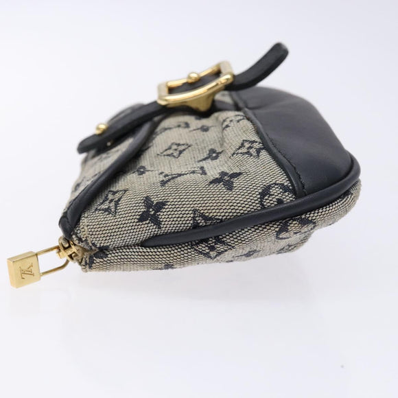 LOUIS VUITTON Monogram Mini Anne Sophie Pouch Blue M92696 LV Auth 136847