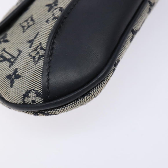 LOUIS VUITTON Monogram Mini Anne Sophie Pouch Blue M92696 LV Auth 136847