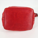 LOUIS VUITTON Epi Petit Noe Shoulder Bag Red M44107 LV Auth 136852-5