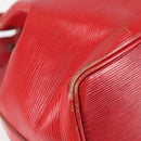 LOUIS VUITTON Epi Petit Noe Shoulder Bag Red M44107 LV Auth 136852-10