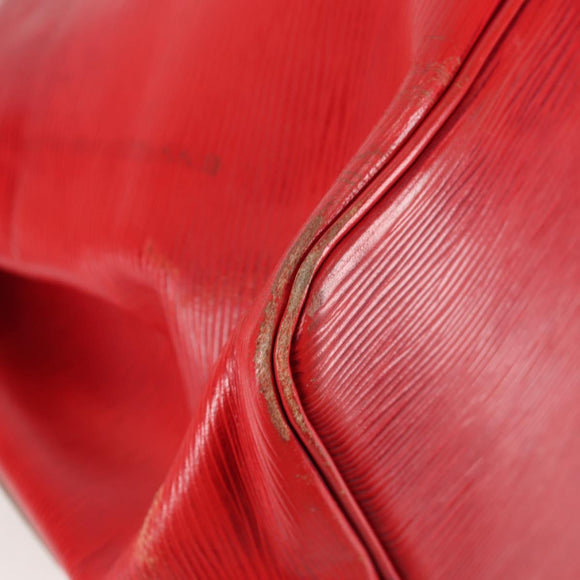 LOUIS VUITTON Epi Petit Noe Shoulder Bag Red M44107 LV Auth 136852