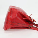LOUIS VUITTON Epi Petit Noe Shoulder Bag Red M44107 LV Auth 136852-4