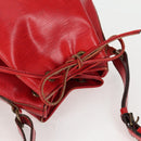 LOUIS VUITTON Epi Petit Noe Shoulder Bag Red M44107 LV Auth 136852-6