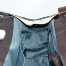 Salvatore Ferragamo Gancini Hand Bag Leather Ivory Silver Auth 136857-21