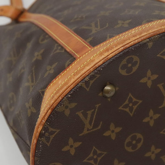 LOUIS VUITTON Monogram Bucket GM Shoulder Bag M42236 LV Auth 136859