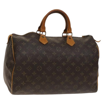 LOUIS VUITTON Monogram Speedy 35 Hand Bag M41524 LV Auth 136864
