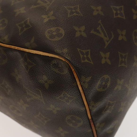 LOUIS VUITTON Monogram Speedy 35 Hand Bag M41524 LV Auth 136864
